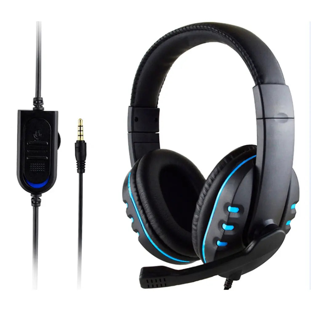 Wired Gaming Headset with Microphone for PS4/PC-4