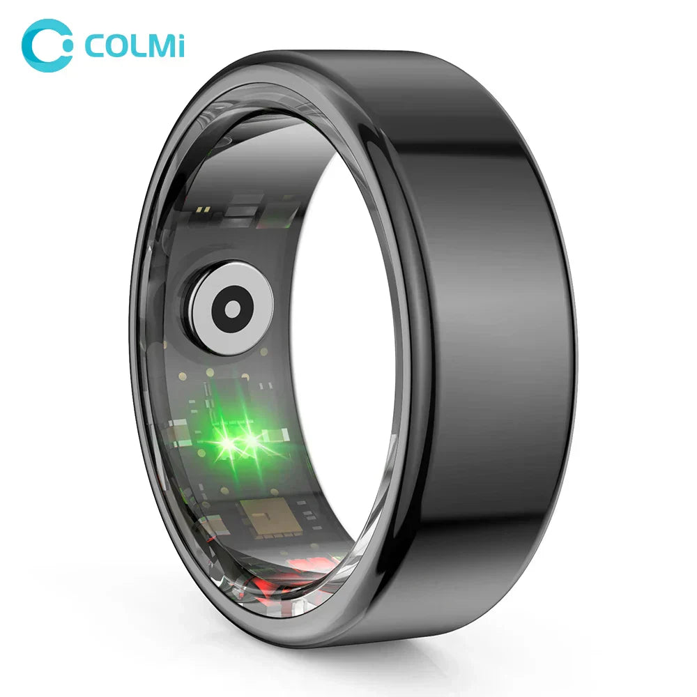 Titanium Steel Smart Ring with Health Monitoring, IP68 Waterproof, and Multi-sport Modes-0