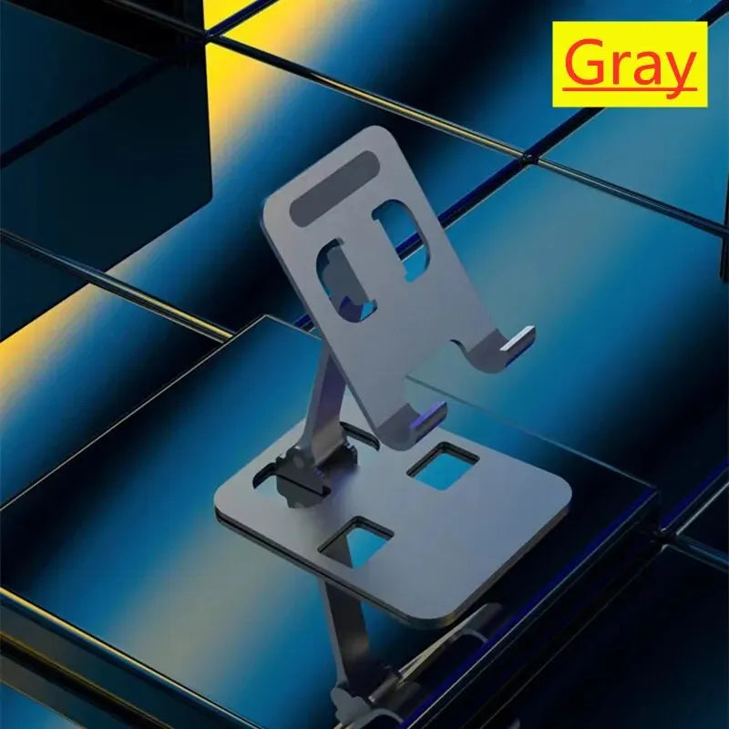 Universal Aluminum Alloy Portable Tablet Holder Mount For iPad Adjustable Flexible Folding Lazy Desktop Live Mobile Phone Stand