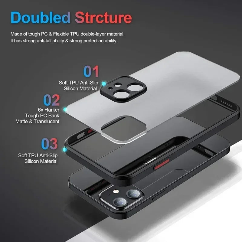 New 2025 Exquisite Phone Case For iPhone 16 Pro Case iPhone 11 12 13 14 Pro Plus Case Silicone Bumper Shockproof iPhone 15 Case