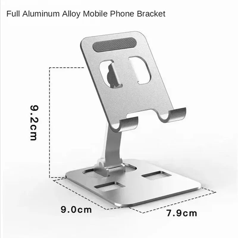 Universal Aluminum Alloy Portable Tablet Holder Mount For iPad Adjustable Flexible Folding Lazy Desktop Live Mobile Phone Stand