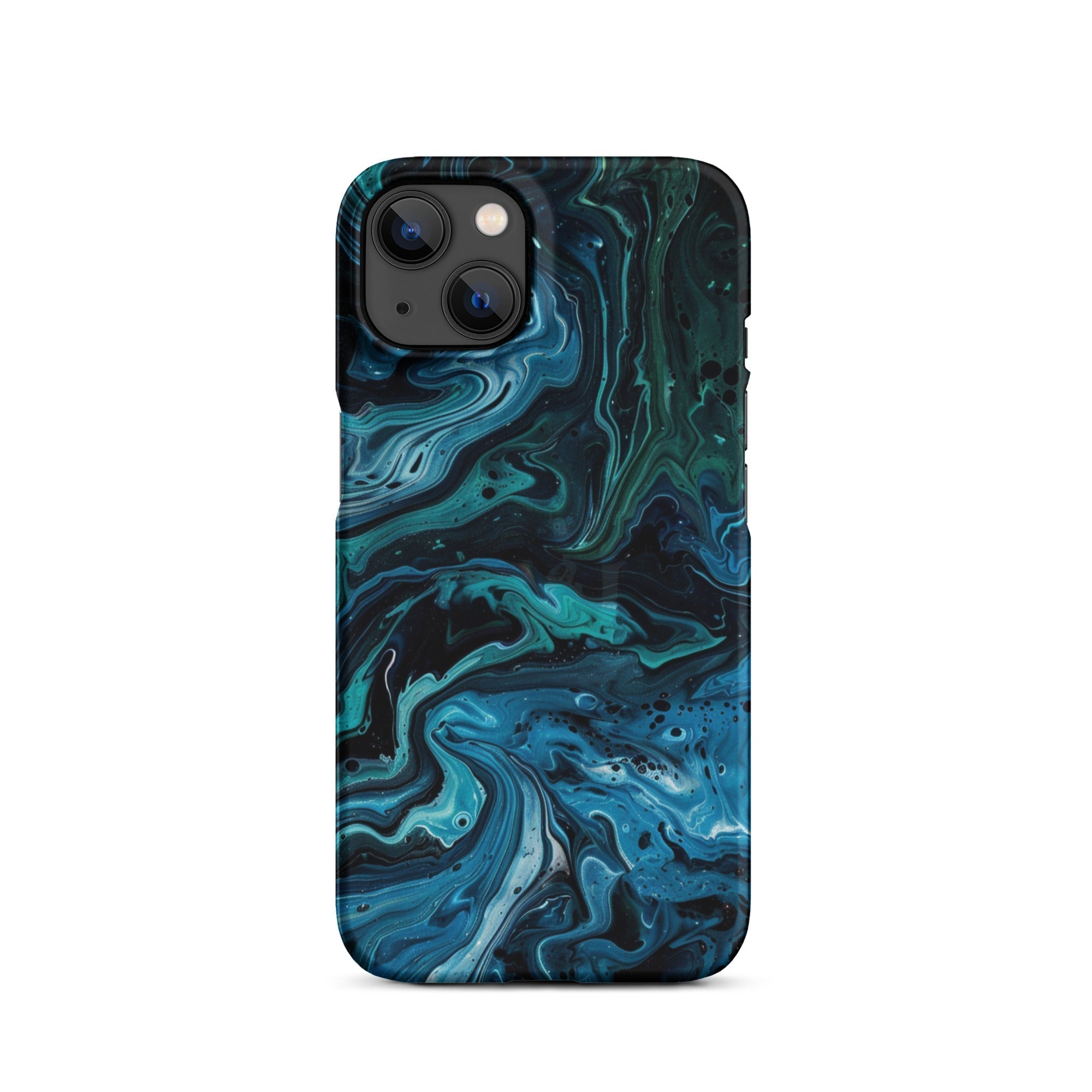Abstract Blue Phone case for iPhone-17